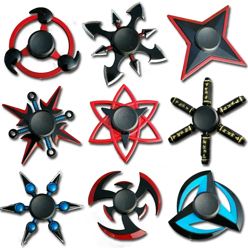Darts Shuriken Fidget Spinner Ninja Metal Hand Spinner Zinc Alloy Autism Toys Stress Reliever Toys for Children Adult Xmas Gifts