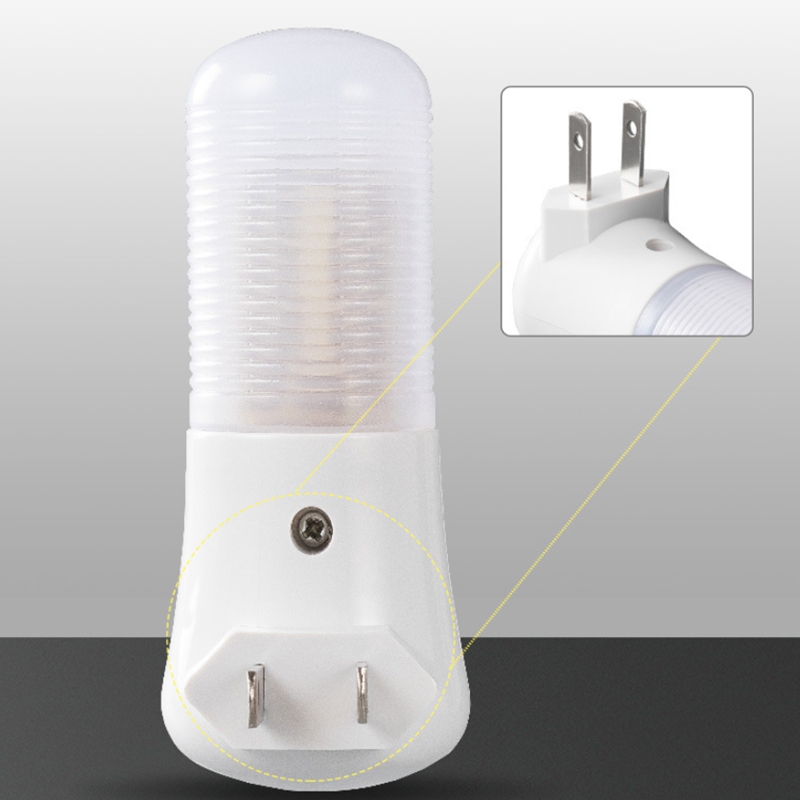 Ue/eua plug luzes da noite led night light botão interruptor quarto lâmpada de cabeceira do quarto do bebê corredor decoração casa lâmpada tomada parede