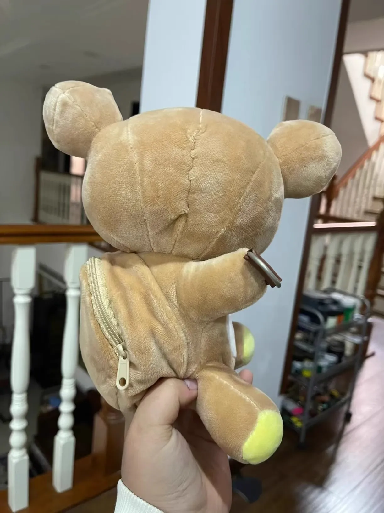 RILAKKUMA-子供のためのクマのぬいぐるみバッグ,財布,財布,女性のためのショルダーバッグ,かわいい,新しい