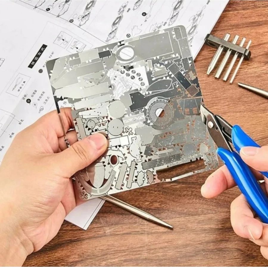 Podstawowe narzędzia modelarskie DIY Model samochodu Hobby Budowanie Naprawy Montaż Narzędzia dla początkujących Rękodzieło Nożyczki Pęsety