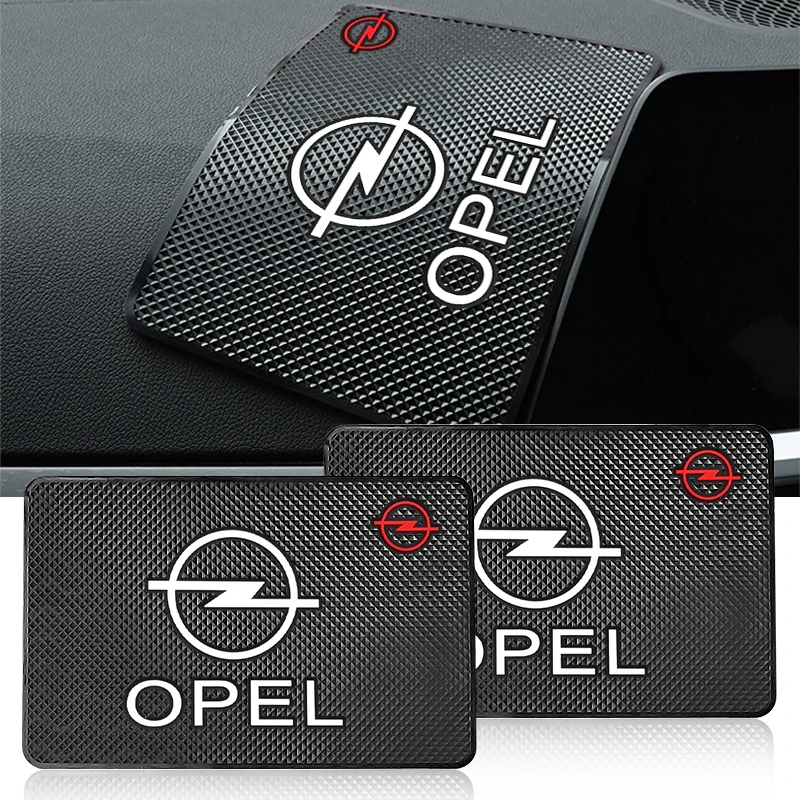 Tapete de borracha para celular de carro, tapete antiderrapante para opel astra j insignia astra g corsa zafira b mokka vivaro meriva