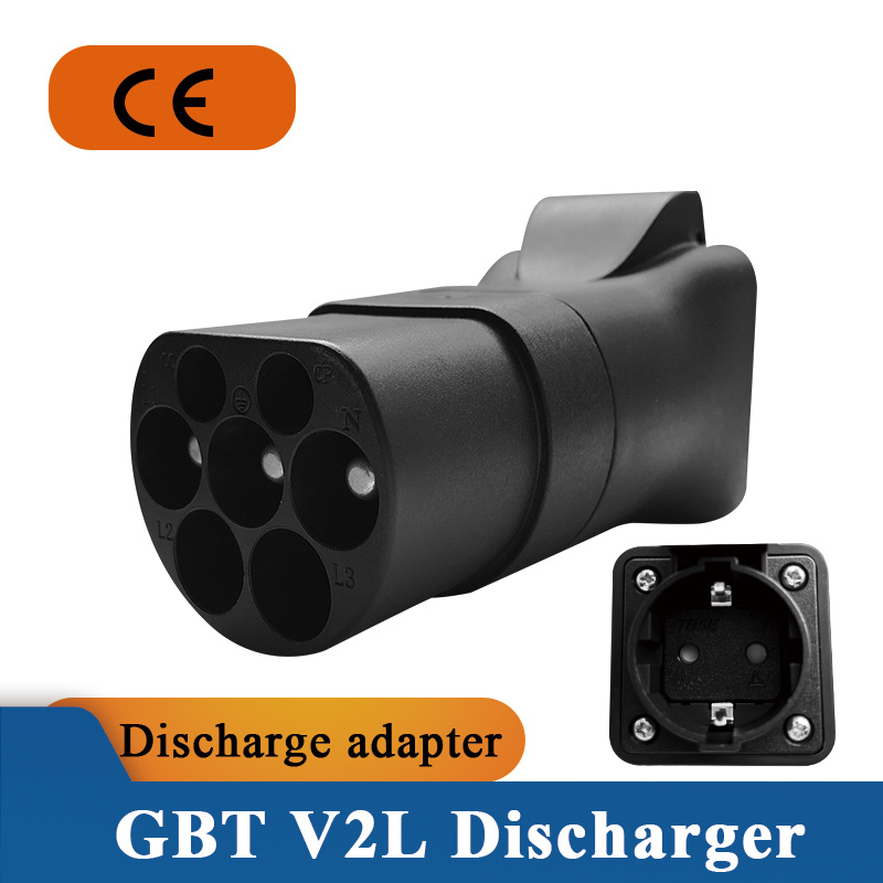GBT V2L Portable Discharger EV Conversion Schuko Socket OEM New Energy Electric Vehicle Discharge for Outdoor Camping