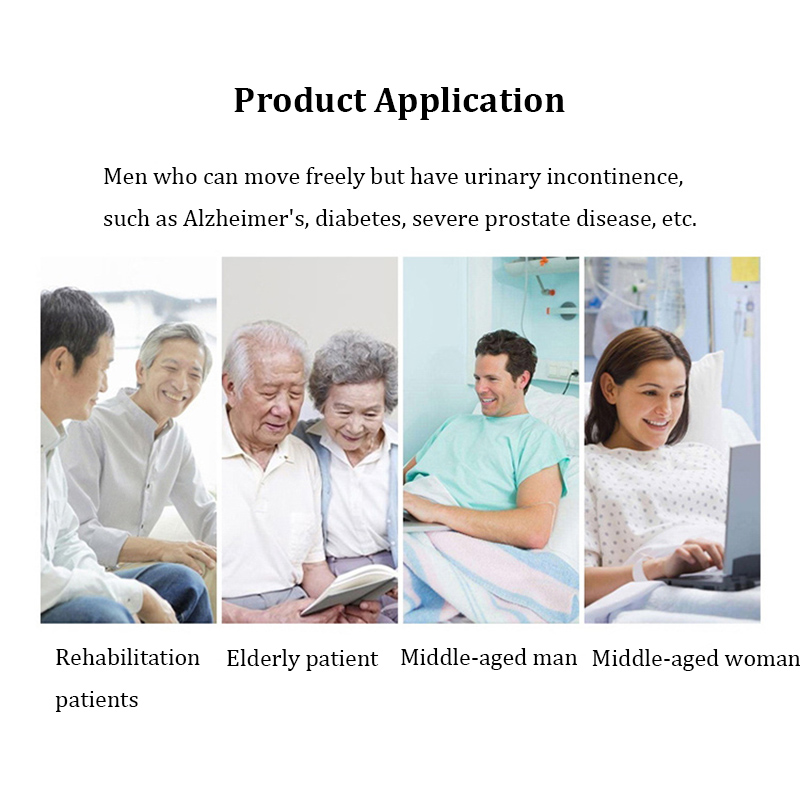 1Pc Wearable ซิลิโคนปัสสาวะชายกระเป๋ากางเกงผู้สูงอายุ Incontinence ผู้ป่วยผู้ชายเดินปัสสาวะกางเกงระบายน้ำกระเป๋า
