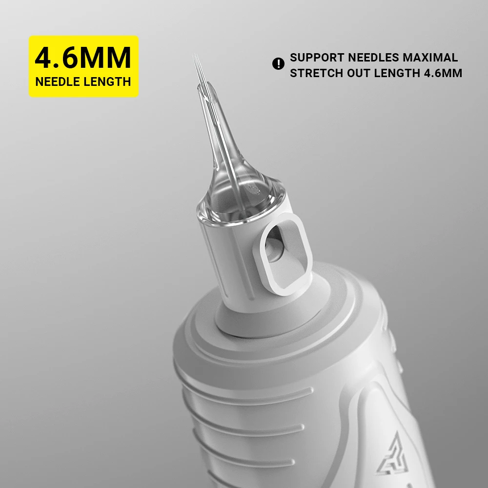 Quelle 50 sztuk wkład do tatuażu okrągła wkładka Shader 0.30/0.35MM jednorazowe sterylizowane bezpieczne igły do ​​tatuażu makijaż dla tatuażysty