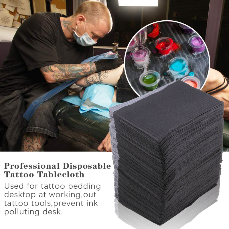 25/50/100Pcs Disposable Tattoo Clean Pad Tattoo Waterproof  Table Covers Clean Pad Patient Dental Napkins Tattoo Accessories