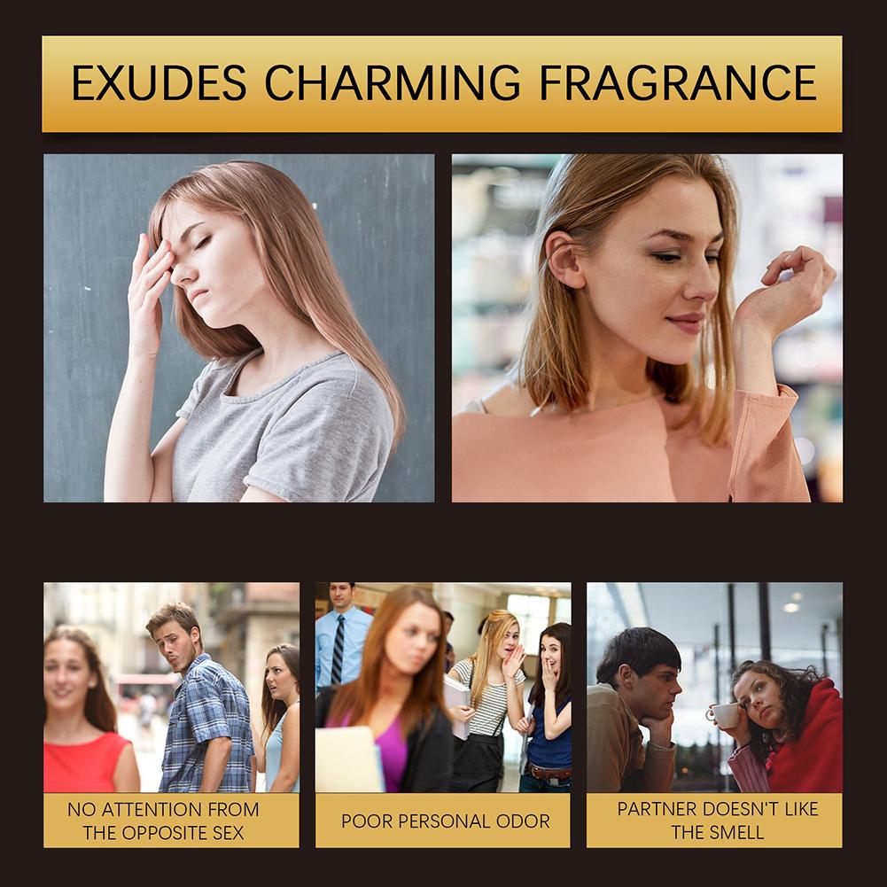 50 ml Neues Valentinstag-Parfüm Goldflasche Herrenparfüm Anhaltender Duft Atmosphäre Damenparfüm Datumsdüfte