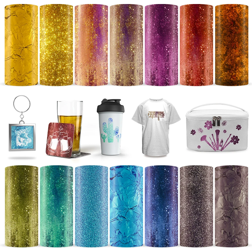 WOWOCUT Infusible Transfer Ink Листовая термотрансферная бумага с принтом из металла 12 "X 12" Красочная сублимационная чернильная бумага для футболок Joy