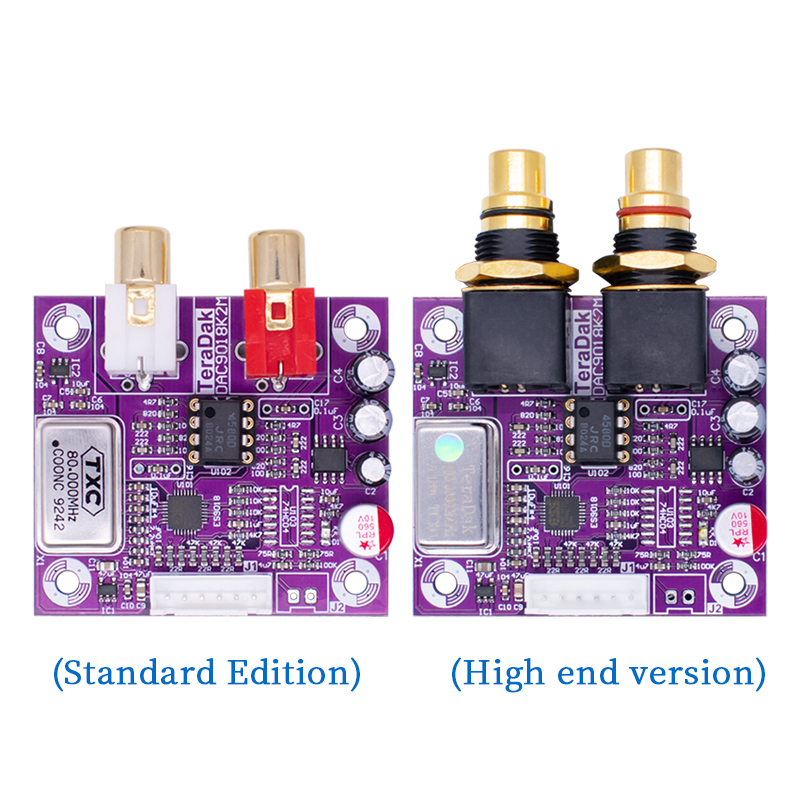 Es9018k2m Decodier karte Hifi DAC Digital Audio Soundkarte Encoder i2s Koaxial eingang 24/192khz für Himbeer Pi 2b 3b 3b 4b