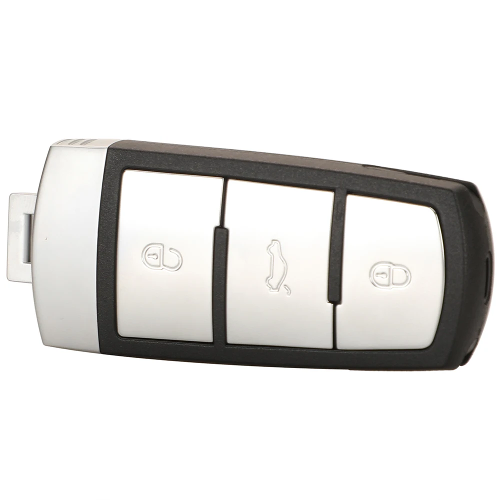 Jingyuqin chave remota inteligente de carro com 3 botões, para volkswagen 3c0 959 752 ba 434mhz id48 chip fit vw passat b6 3c b7 magotan cc