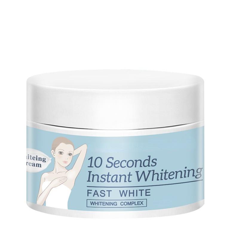 Crema blanqueadora rápida, 10 segundos, axila, axila, piernas, rodillas, Partes privadas, crema blanqueadora corporal