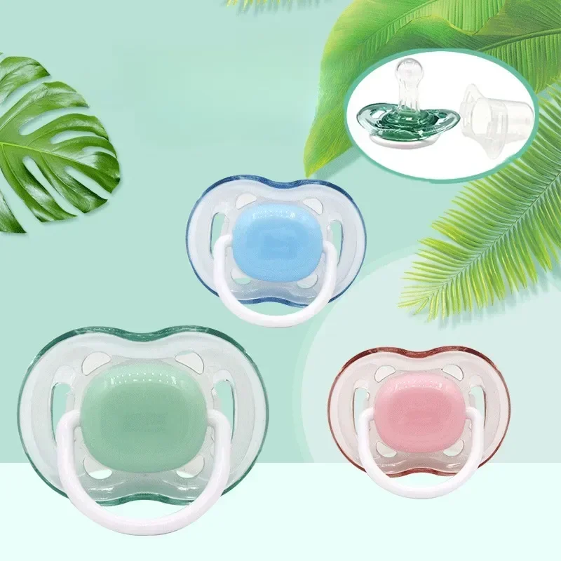 Baby Pacifier ซิลิโคน Pacifier จุกนมหลอกทารกแรกเกิดเด็กผู้หญิง Soothing หัวนมพยาบาล Teether Sleeping Pacifier อุปกรณ์เด็ก