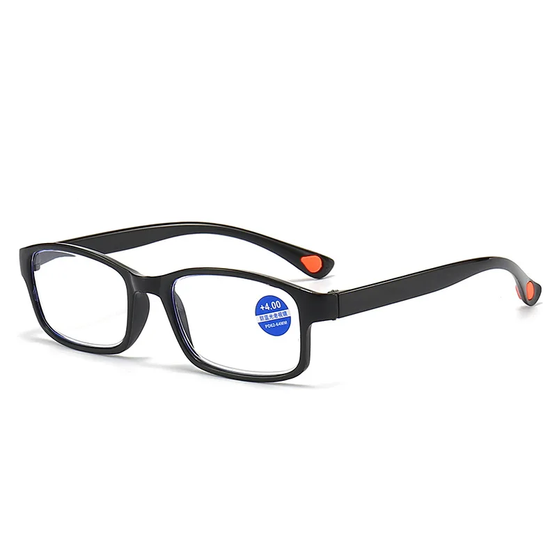 Gafas de presbicia resistentes a la luz azul para hombres y mujeres, elegantes y cómodas para personas mayores, hipermetropía de montura completa,