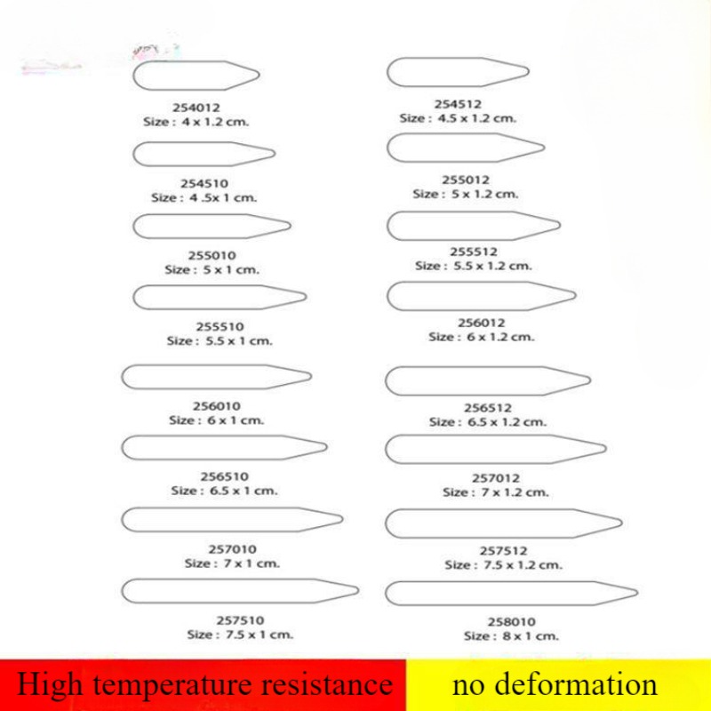 200 Uds. Venta directa de fábrica, soporte de cuello de camisa resistente a altas temperaturas, camisa transparente de PET, soporte de cuello de refuerzo