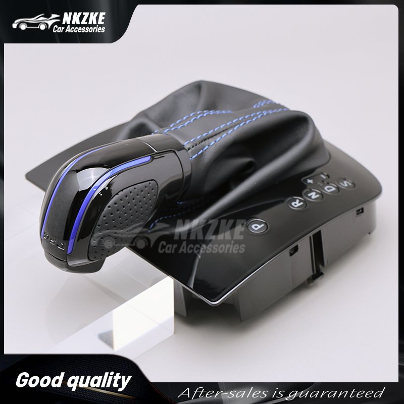 Perilla de palanca de cambios adecuada para Volkswagen Golf 6, 5 GTI, MK6, MK5, palanca de cambios automática con Panel, accesorios para coche