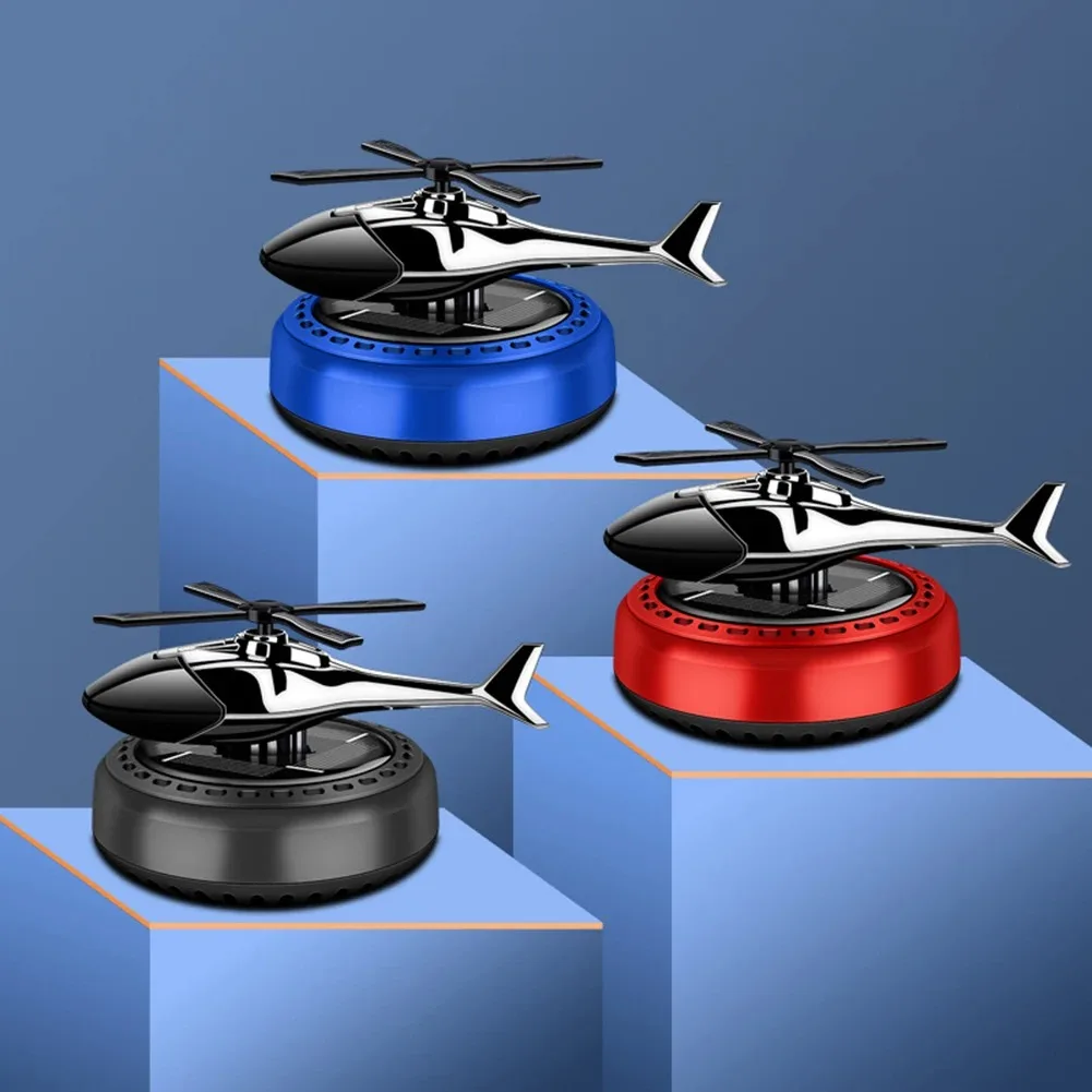 Helikopter Stylizacja Samochód Solarny Odświeżacz Powietrza Dekoracja Wnętrza Samochodu Aromaterapia Akcesoria Samochodowe Wirnikowa Śmigło Dyfuzor Perfum