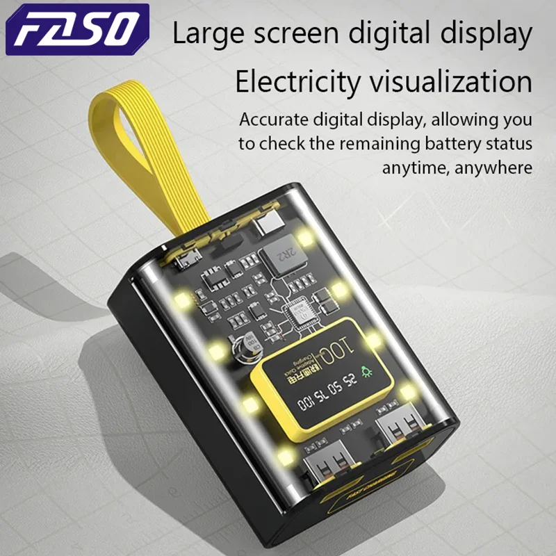 Faso 3*18650 casos de banco de potência armazenamento de bateria luz noturna dupla carga usb diy escudo para iphone xiaomi 18650 caixa de armazenamento de bateria