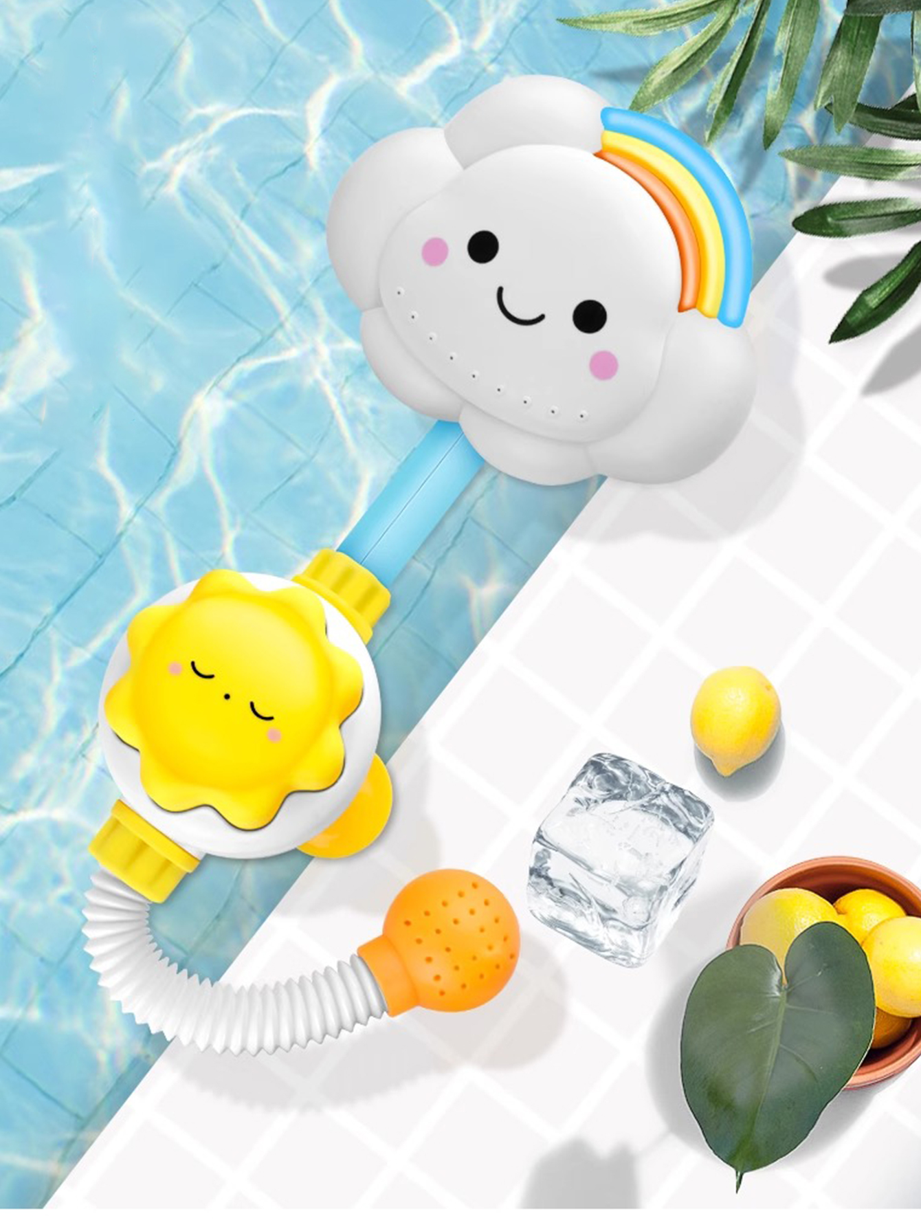 1 pz Giocattolo per doccia a nuvola per bambini, giocattolo per vasca da bagno per bambini, giocattolo per acqua per vasca da bagno per bambini, giocattolo comfort per baby shower, regalo per ragazzi e ragazze