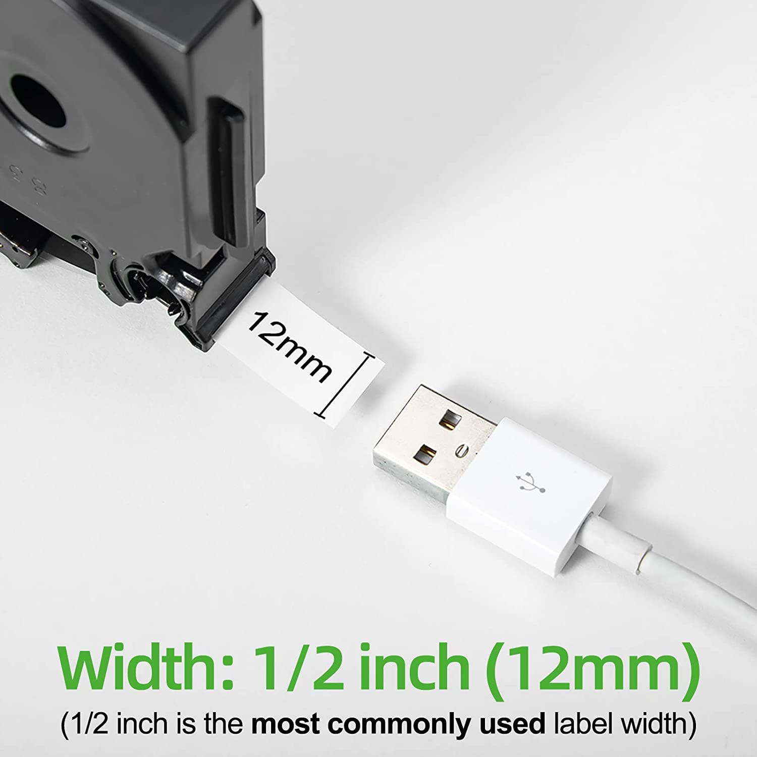 TZ-231 TZ-251 tz631 TZ-131 Label Tape 12mm Compatible for Brother tze Laminated Ribbon for P-touch Label Maker H110 H200