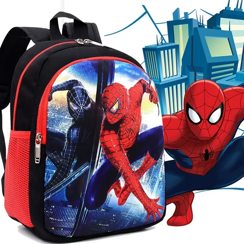 Disney Marvel Borse Spider Man Iron Man Zaino per bambini Cartoon Capitan America Borsa da scuola per asilo per ragazzi Zaino regalo