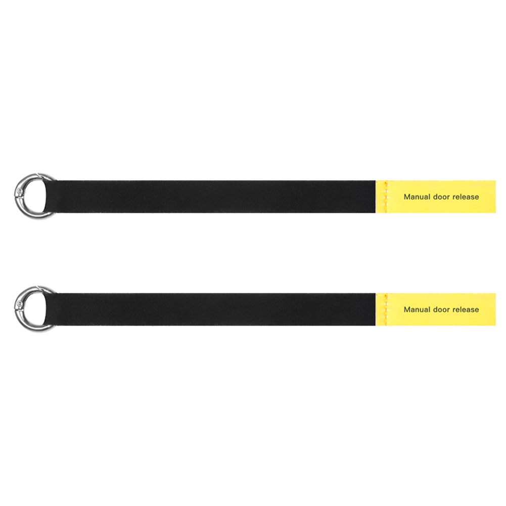 Interruptor mecánico de puerta trasera de coche extendido, manija de emergencia, botón Extractor de liberación de puerta Manual para Tesla Model Y