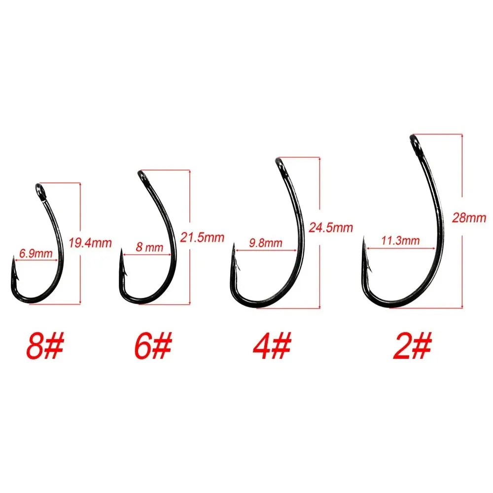 Hirisi 6pcs ปลาคาร์พอุปกรณ์ตกปลา RIG ตะขอตกปลาชุด Ready Made ผูก Rigging สายตกปลา Boilie Hook TS113