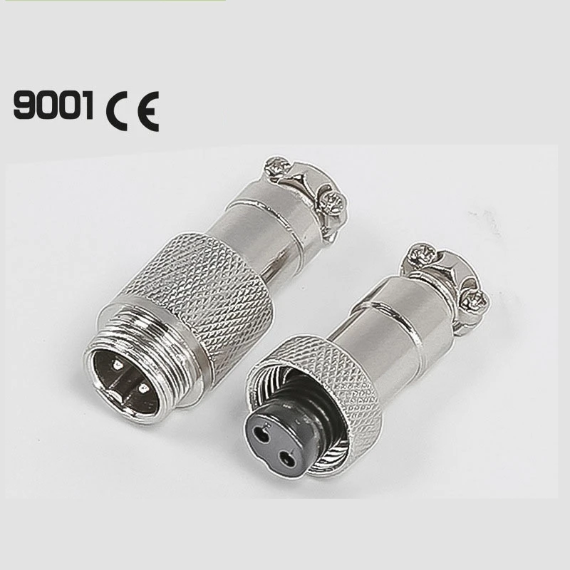 Conector de aviación GX12 2/3/4/5/6/7 pines M12 roscado M/F enchufe para maquinaria pesada RS765