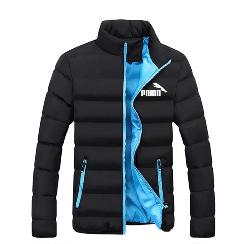 Jaqueta de algodão masculina outono e inverno juventude casaco de algodão gola estilo coreano bonito jaqueta na moda superior casual jaqueta de algodão