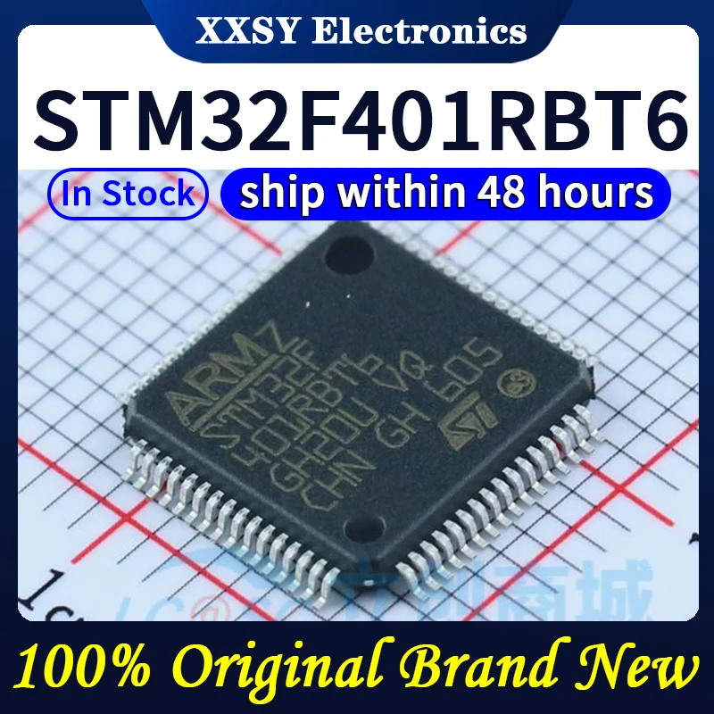 STM32F401RCT6 STM32F401RET6 STM32F401RBT6 STM32F401CBU6 STM32F401CCU6 STM32F401CEU6 STM32F401CDU6 En stock 100% Original y nuevo