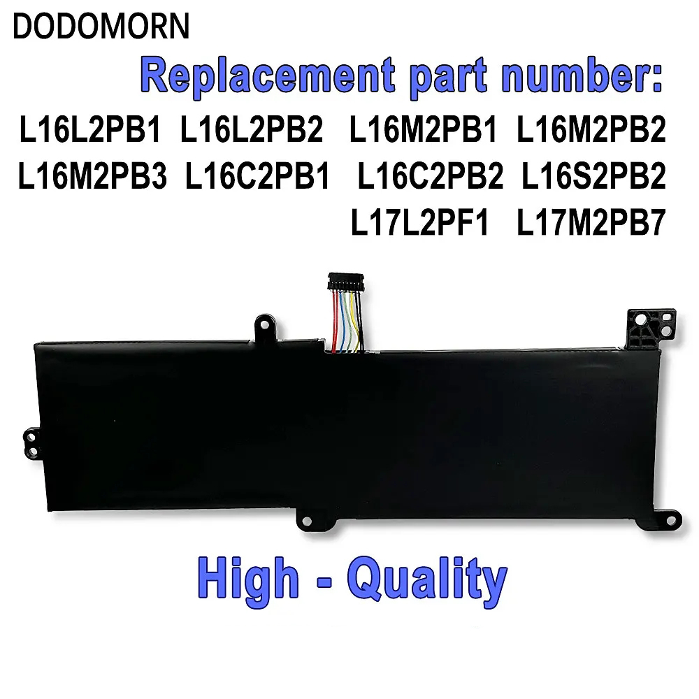 DODOMORN L16M2PB1 Laptop Battery For Lenovo Ideapad 320 s145 520 130 V320 V1 L17L2PF1 L17M2PB7 L16S2PB2 L16M2PB3 L16C2PB1