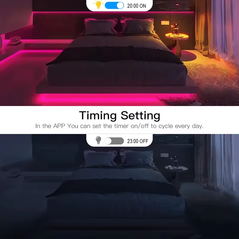 Tira de neón LED USB RGB que cambia de color con control remoto, decoración multiusos para el hogar, perfecta para Halloween y Navidad