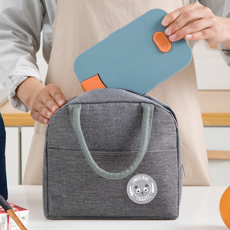 Borsa termica portatile Borsa Bento impermeabile in foglio di alluminio fresco Borsa Bento per studenti Borsa da viaggio per la casa