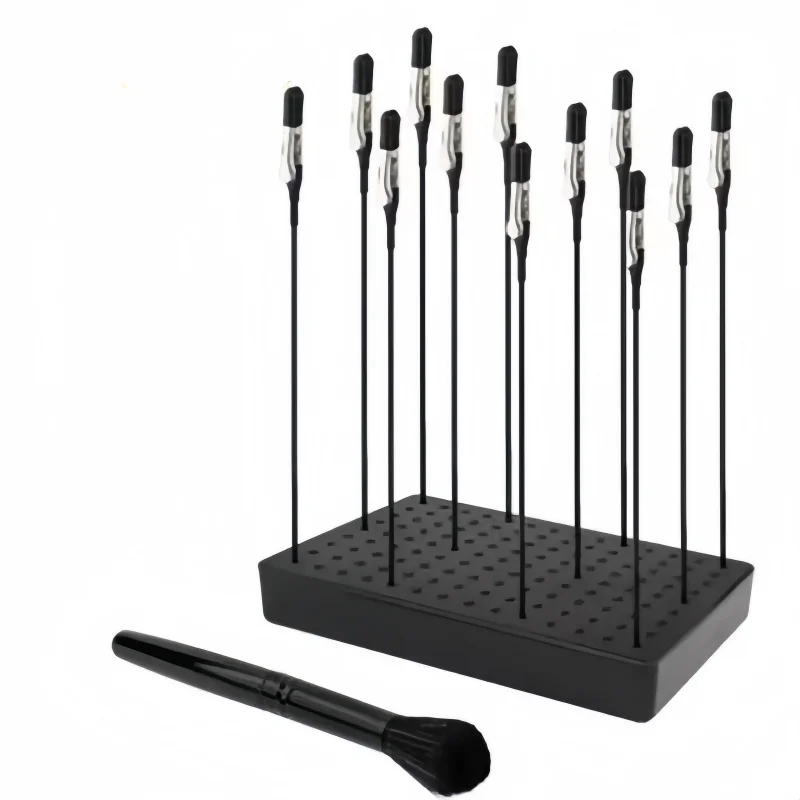 Painting Stand Base Holder and Alligator Clip Sticks Set with Rubber Tips Modeling Tools for Airbrush Spray,Hobby DIY Card