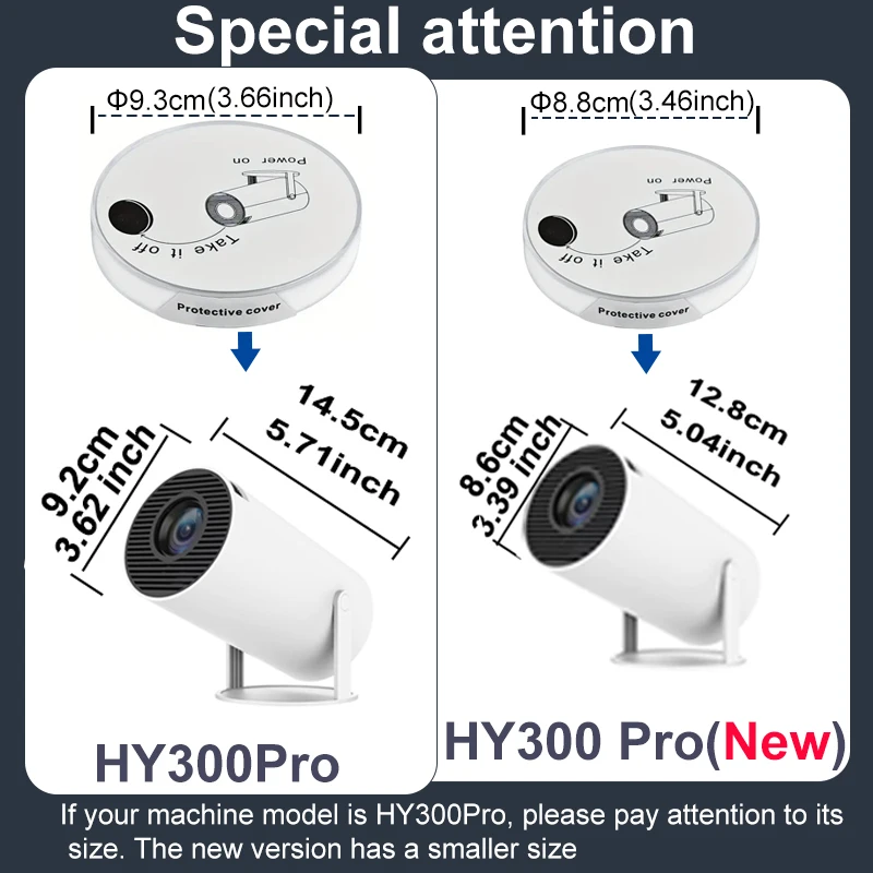 Защитная крышка для объектива проектора HY300PRO, защита от пыли, защита для линз Magcubic HY300, защита для проектора HY300Pro hy300plus