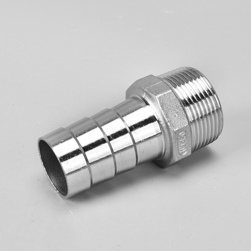 6mm 8mm 10mm 12mm 1/2 "1/4" 3/8 "1/8" 304 aço inoxidável bsp rosca macho encaixe de tubulação farpada mangueira pagode conjunta conector de acoplamento