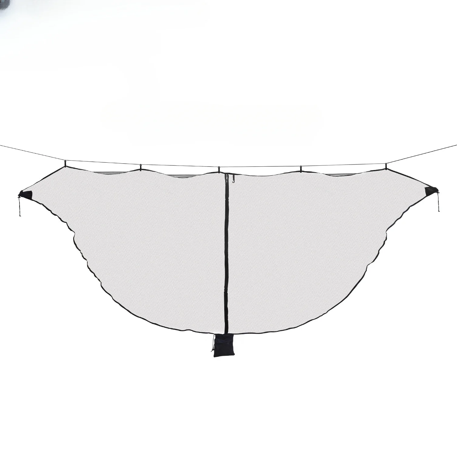 Portátil Pendurado Mosquito Net Bugs Net, Camping Hammock, Equipamento de Viagem ao Ar Livre, Leve, Portátil