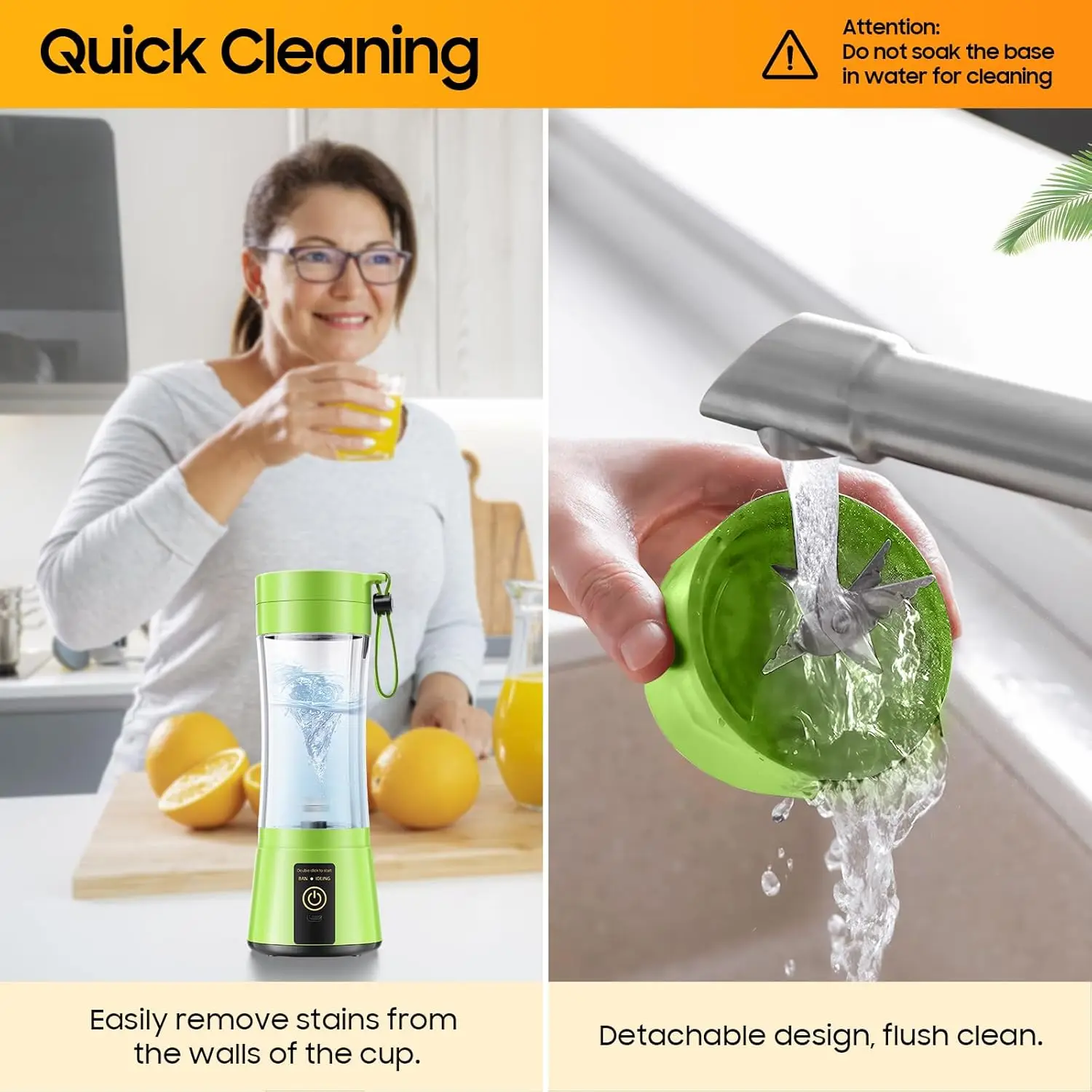 Electric Juicer Mini Portable Blender Fruit Mixers Fruit Extractors Multifunction Juice Maker Machine Blender Smoothies Mixer