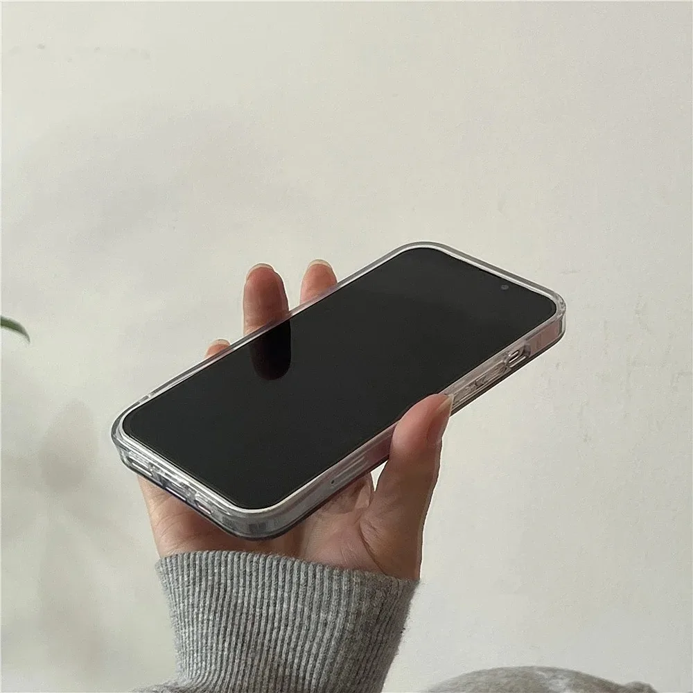 Симпатичный клетчатый прозрачный чехол Dopamine Color Block для iPhone 16, 15, 14, 13, 12, 11 Pro Max XS XR X SE 7, 8 Plus, мягкий чехол в клетку