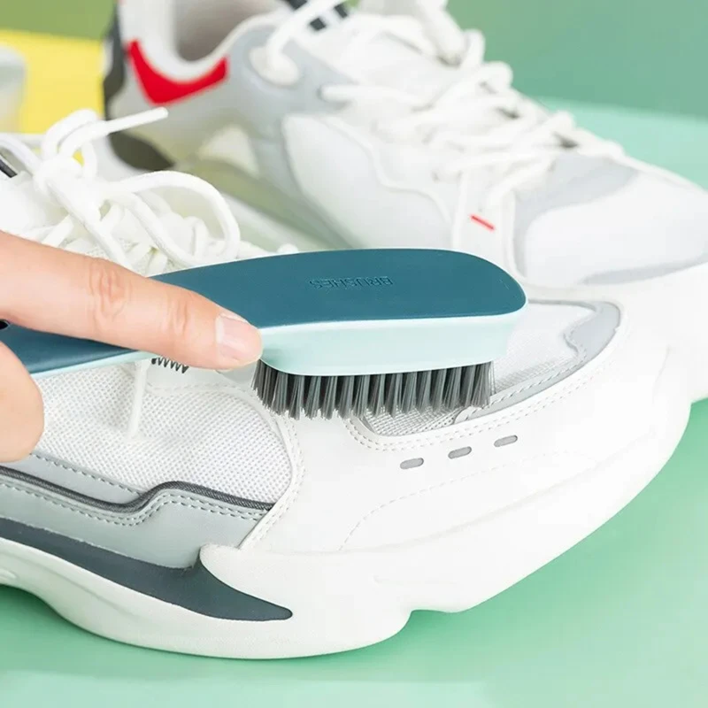 Cepillo de limpieza de zapatos, prendas de plástico, herramientas de limpieza del hogar multifuncionales y accesorios de cepillo de lavandería comercial