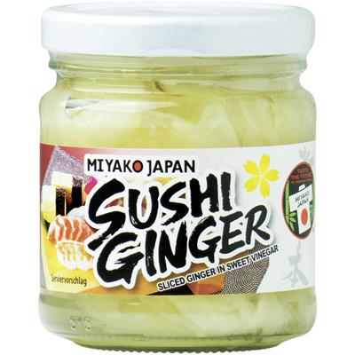 Weißer Ingwer für Sushi eingelegt 190g - Miyako