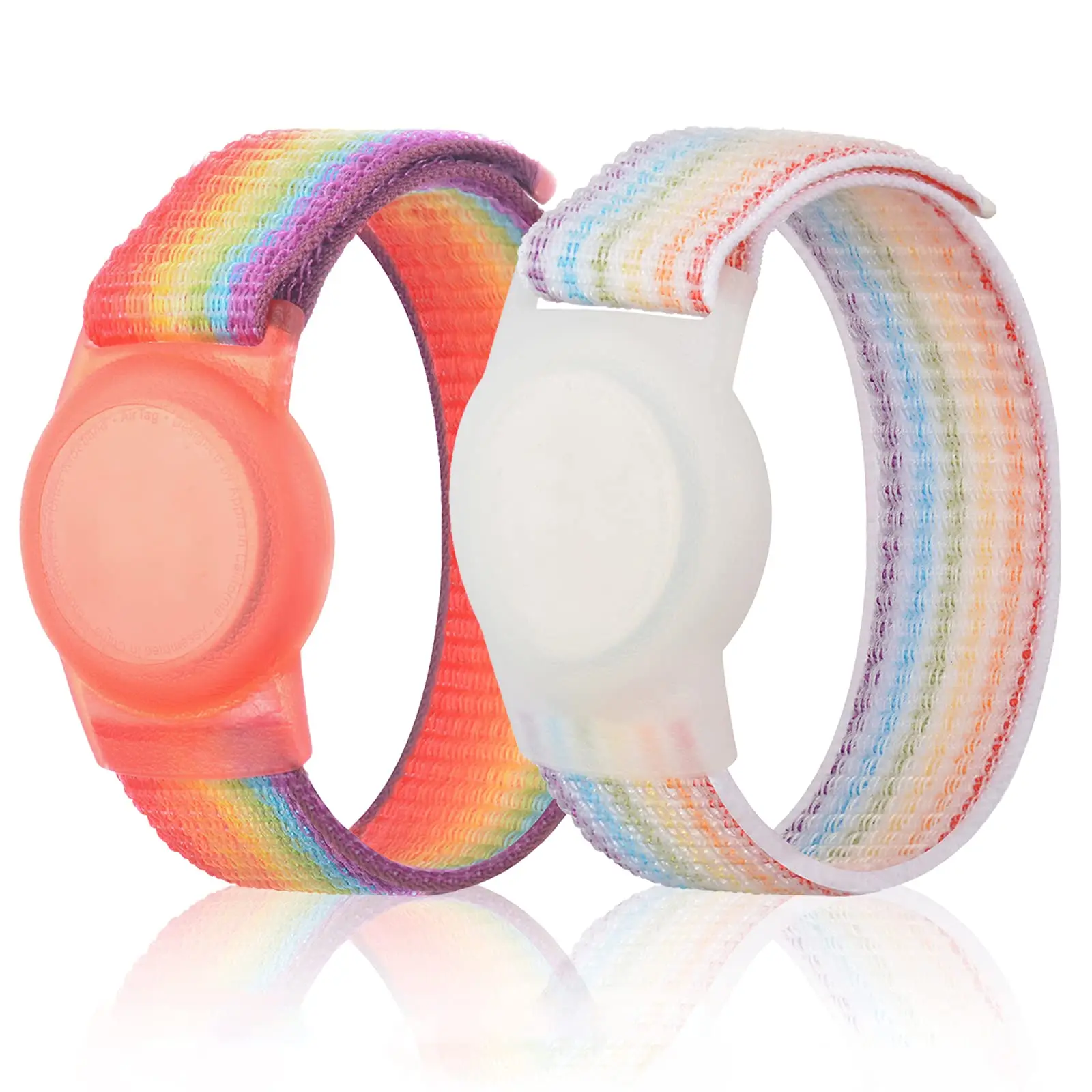 Airtag-armband voor kinderen Zacht nylon Verborgen Air Tag Cover Anti-verloren locator GPS Tracker-houder voor Apple Airtag Case