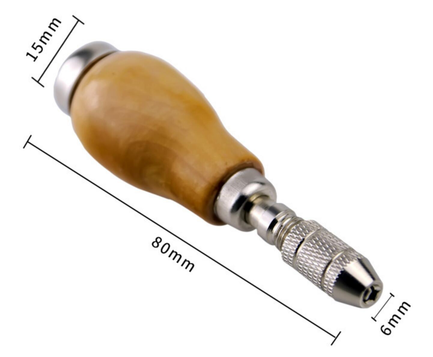 Pin Vise Copper Clip With Handle Graver Type Chuck Single End Lock Nozzle for Gold Silver Processing Jewelry Making Tools