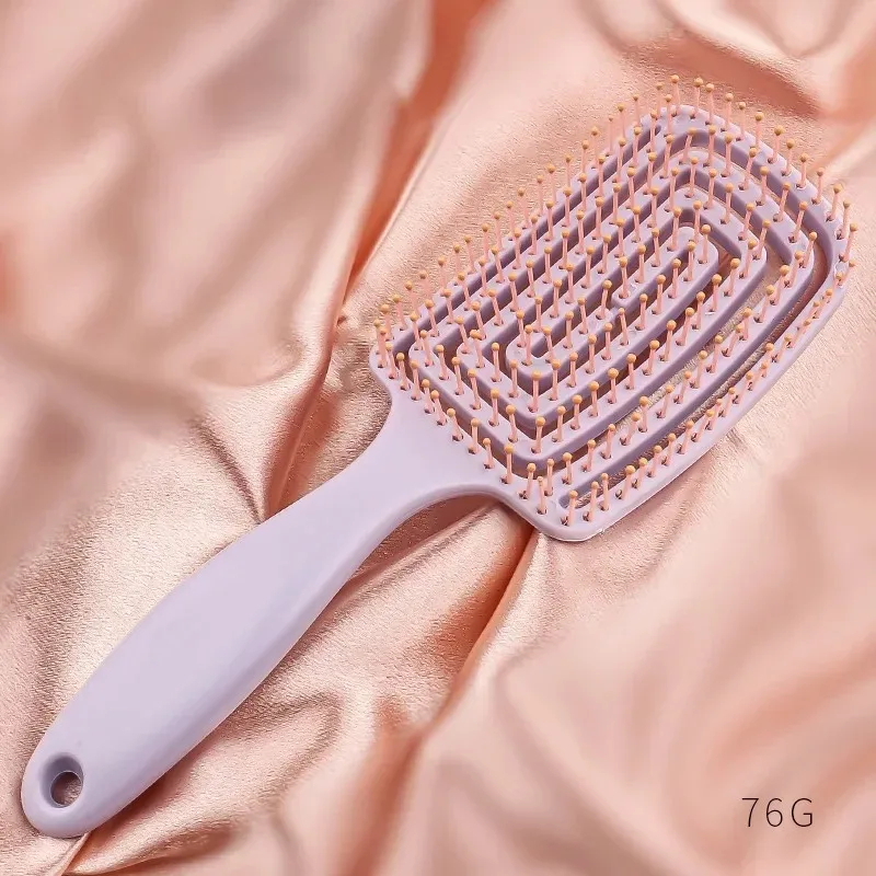 Multi-Function Massage Hair Comb - Wet Hair Anti-Static Styling, Women's Exfoliating Salon Tool