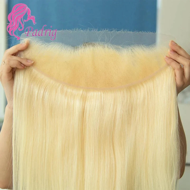 20 Polegada 613 mel loira 13x4 renda transparente frontal sedosa reta 100% cabelo virgem orelha a orelha renda frontal pré-arrancado