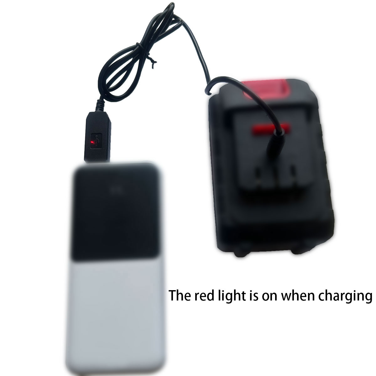 1pc 5V to 21V boost cable 21V battery dedicated charging cable DC interface USB adapter cable charger