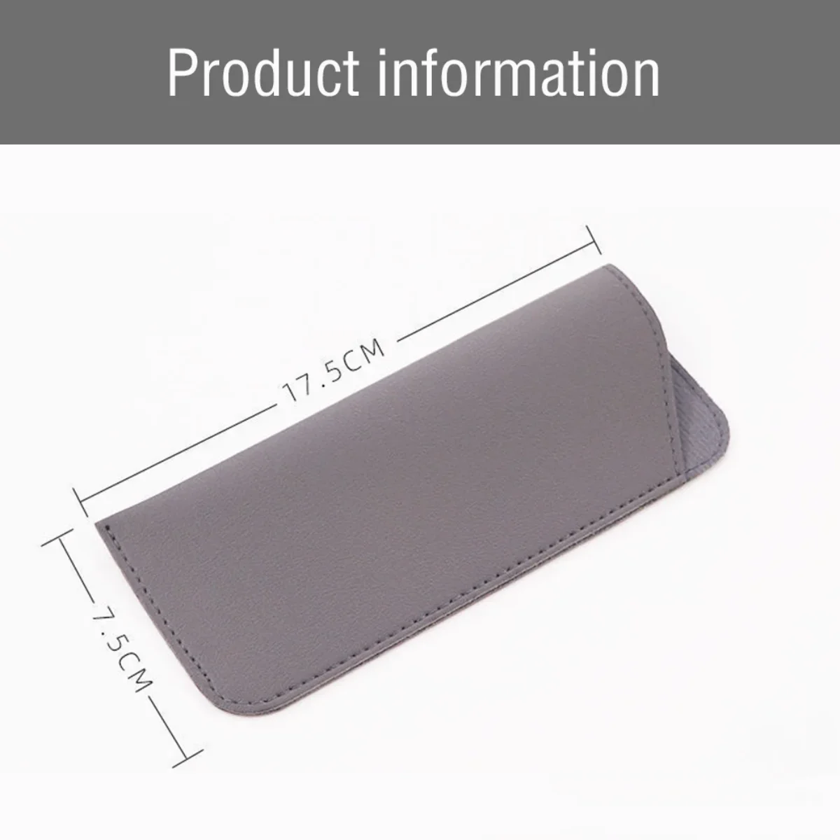 1pc 부드러운 안경 가방 패션 PU 가죽 눈 안경 독서 안경 파우치 커버 휴대용 안경 케이스 홀더
