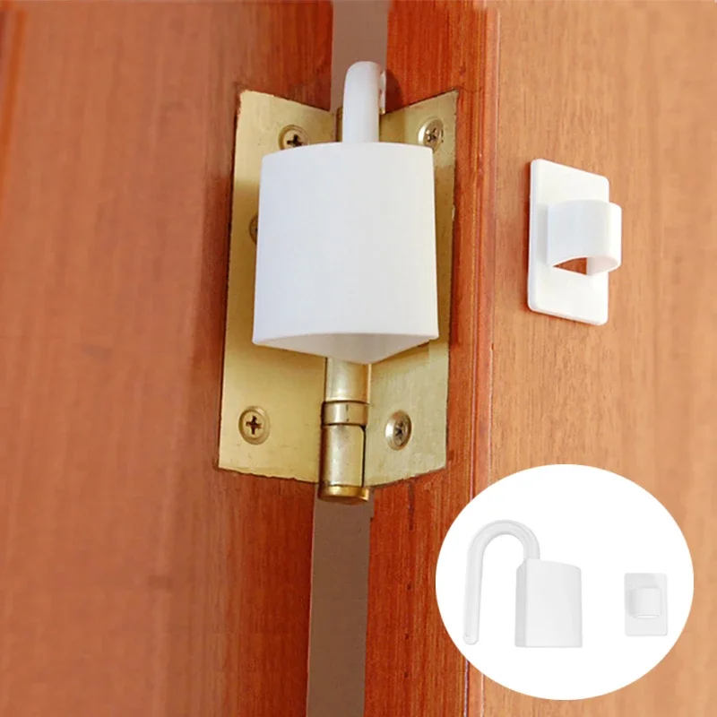 Tope de puerta de seguridad para bebé, cerradura de puerta con bisagra, antipellizcos, Protector de dedos para niños, antiagarre