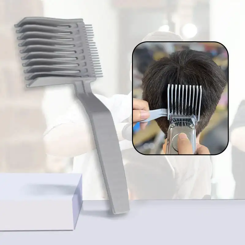 Männer Farbverlauf Frisur Kamm Haar Schneiden Werkzeug Professionelle Haar Kamm Styling Werkzeuge Männer Flache Top Guide Kamm Haarschnitt Clipper
