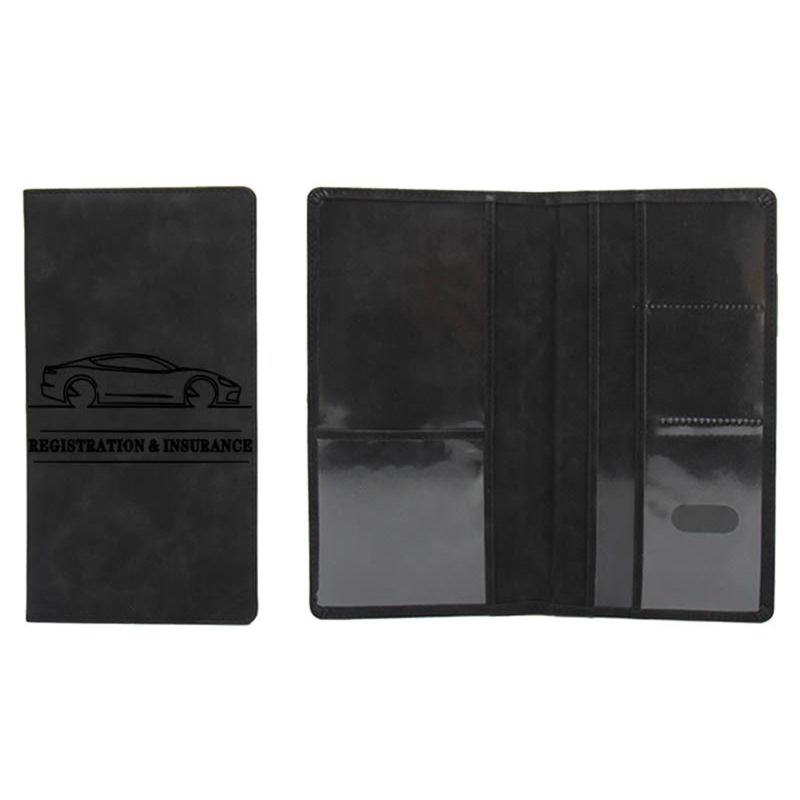 Car Registration Insurance Holder Driving License Cover Leather Auto Documents Drivers License Storage Bag Credit Card Holder