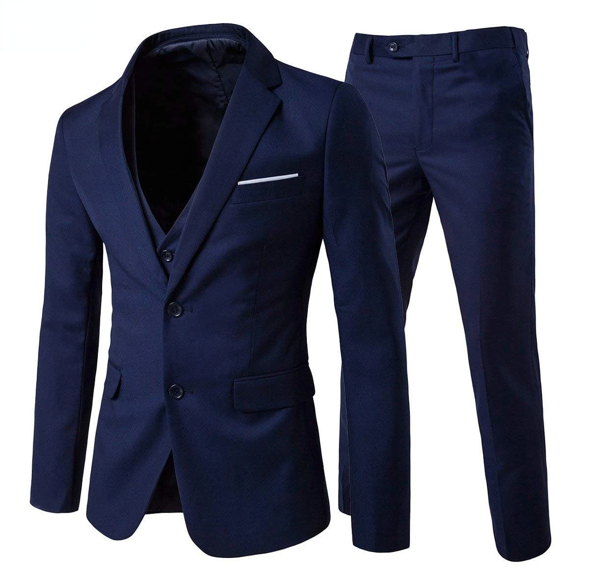 Costumes de mariage élégants pour hommes, blazers de luxe, tenue de mode classique, costume formel complet, vestes glaPants, 3 pièces, 2 ensembles, 2024