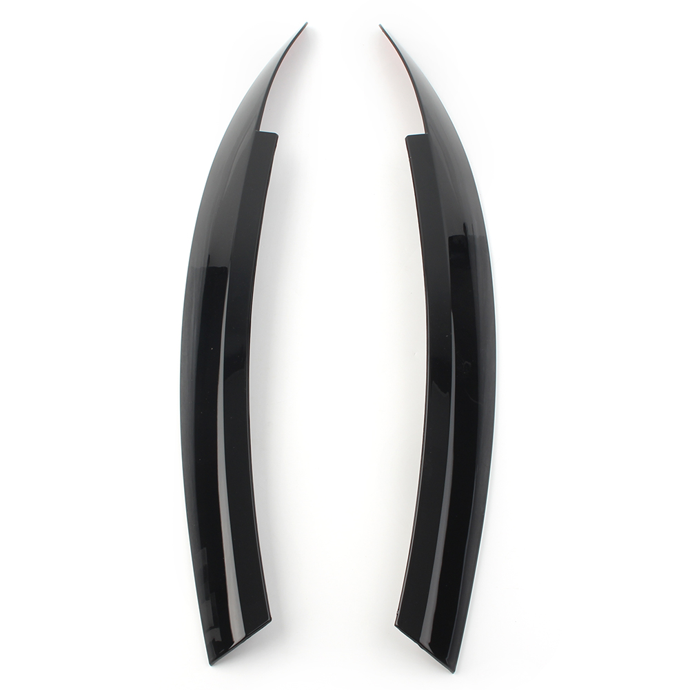 光沢のある黒の車のヘッドライトランプ眉毛まぶたカバートリム Vw シロッコ 2009 2010 2011 2012 2013 2014 2015 2016 2017